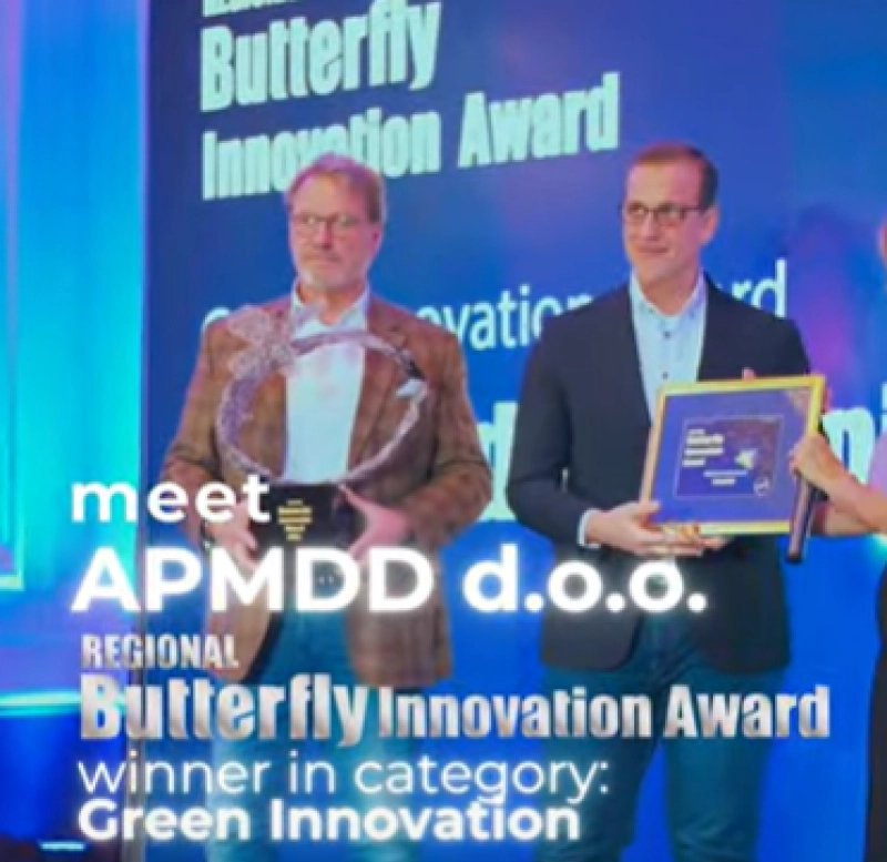 Meet APMDD doo Butterfly Innovation Award winner Green Innovation Award Category 