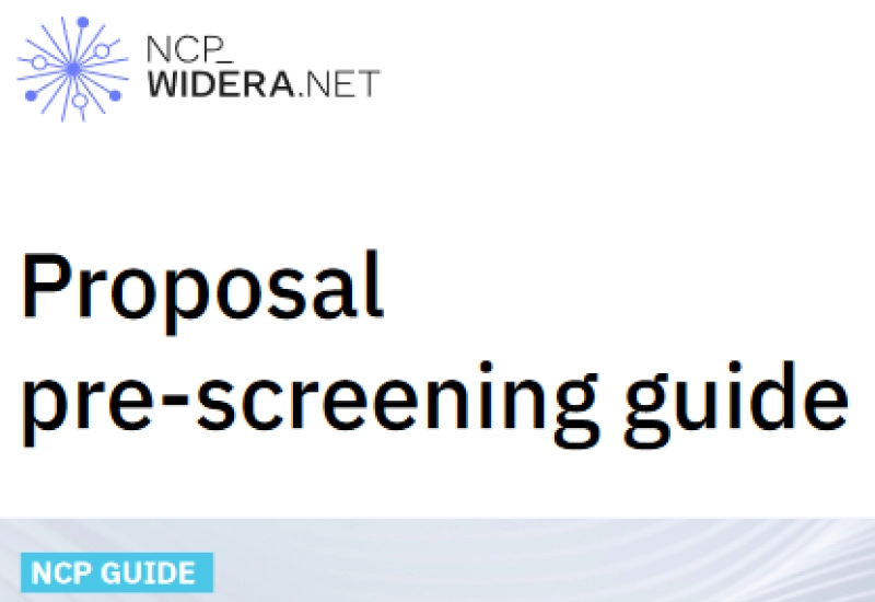 Proposal pre-screening guide: NCP Guide