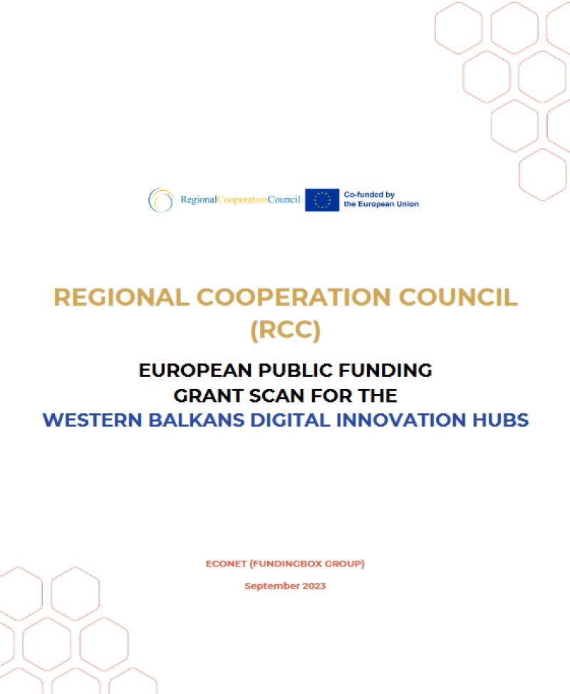 Grant Scan for the Western Balkans Digital Innovation Hubs   